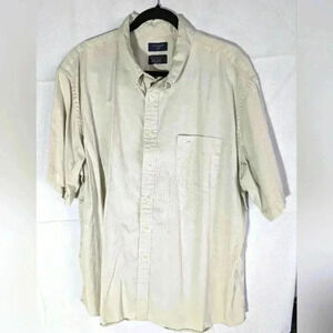 Men's Docker's casual shirt tan button down 2xl XXL